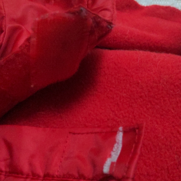 ❤️ Red Hooded Dog Jacket Sz Sm - Picture 5 of 6